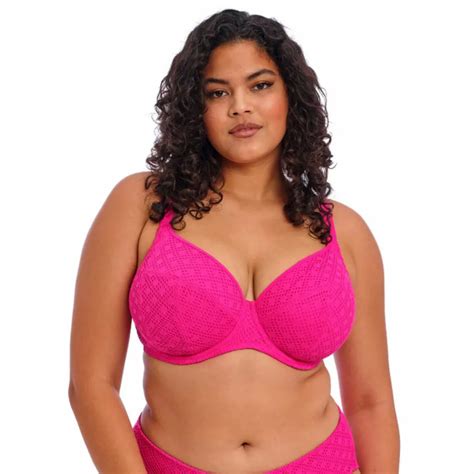 Plavky vrchní díl ELOMI SWIM BAZARUTO UW PLUNGE BIKINI TOP CLEMATIS Caresse BraExpert