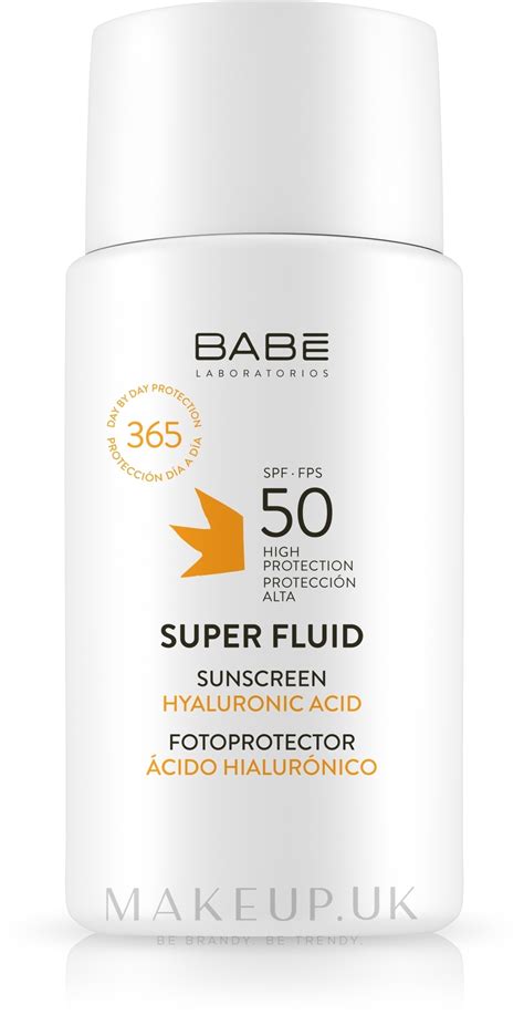 Super Fluid Sunscreen Spf Babe Laboratorios Makeup Uk