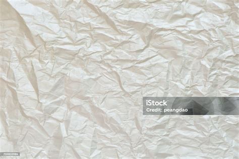 White Crumpled Paper Background And Texture Stock Photo Download