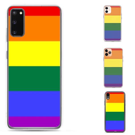 Lgbtq Pride Flag Tpu Phone Case Iphone Phone Cases And Etsy