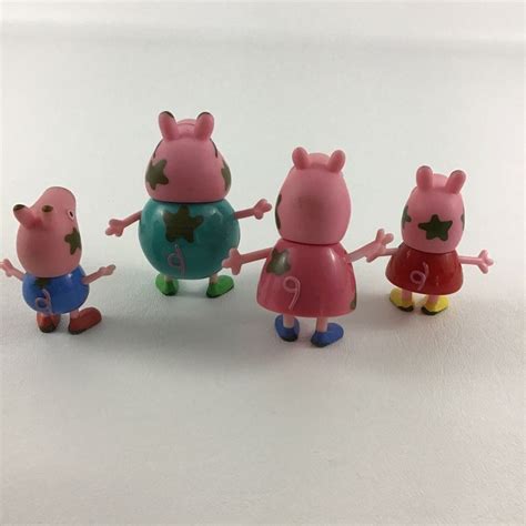 Peppa Pig Muddy Puddles Family Figures Mummy Daddy George - Etsy