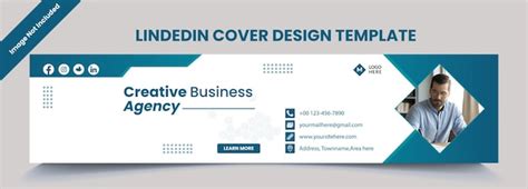 Design De Capa Do Linkedin Empresarial Vetor Premium