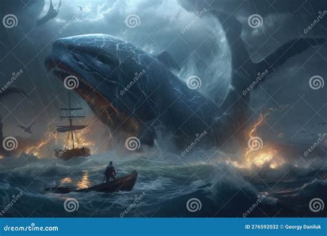 Titanic Battle Sea Monster Vs Whale A Stunning 8k Concept Art With