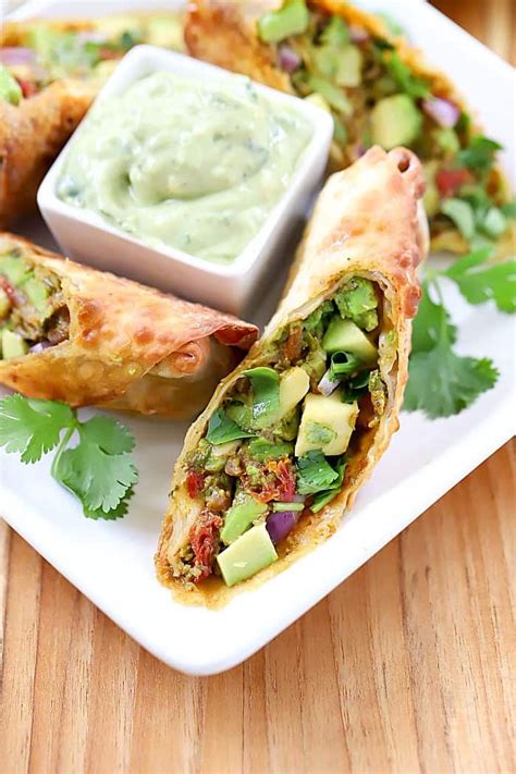 Air Fryer Avocado Southwest Egg Rolls Cheesecake Factory Copycat Artofit