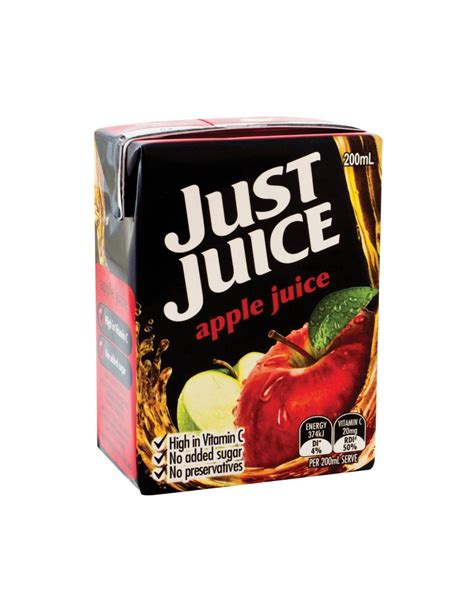 Just Juice Apple 200ml X 24