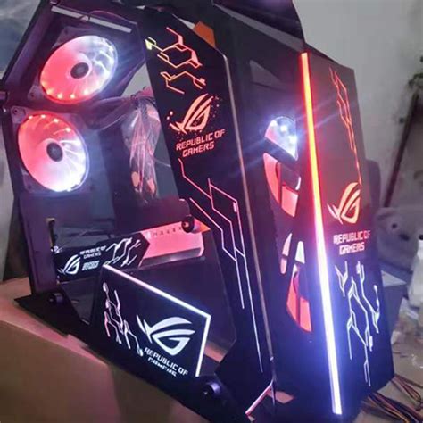 Oem Best Price Atx Cabinet Gaming Computer Case Rog Gaming Rigid Case ...