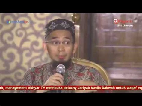 Ramadhan Bersama Al Qur An Sunnah Ust Adi Hidayat Lc MA YouTube