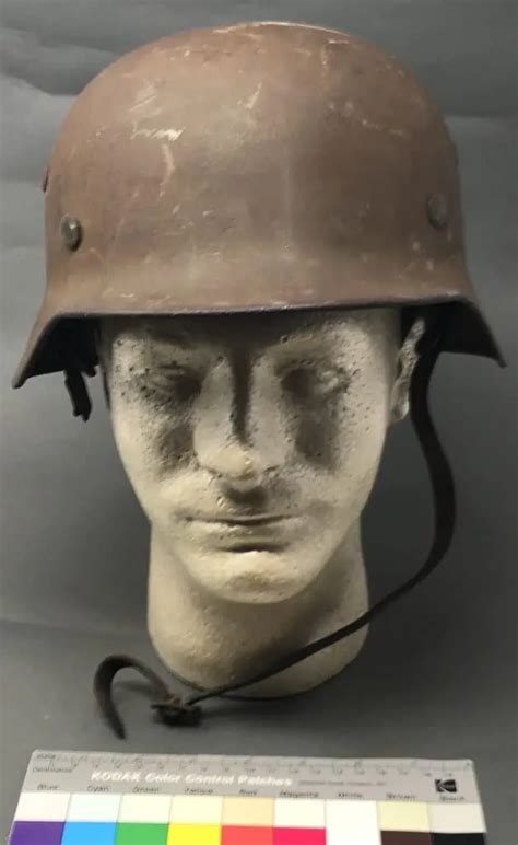 Certified WWII German M35 Helmet Authentic Relic From U S Veteran