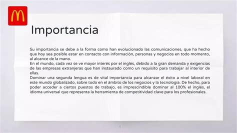 Importancia De Aprender Idiomas Ppt