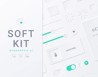 Neumorphic Ui Kit Soft Projects Photos Videos Logos Illustrations