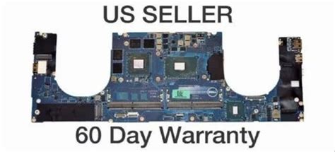 Dell XPS 15 9550 Laptop Motherboard W Intel I7 6700HQ 2 6GHz CPU Y9N5X