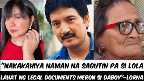 Lorna Tolentino Itinanggi Ang Nagpakilalang Kapatid Ni Rudy Fernandez