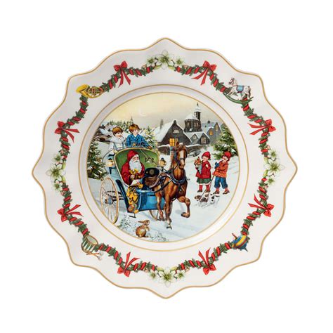 Villeroy And Boch Annual Christmas Edition Salad Plate Single