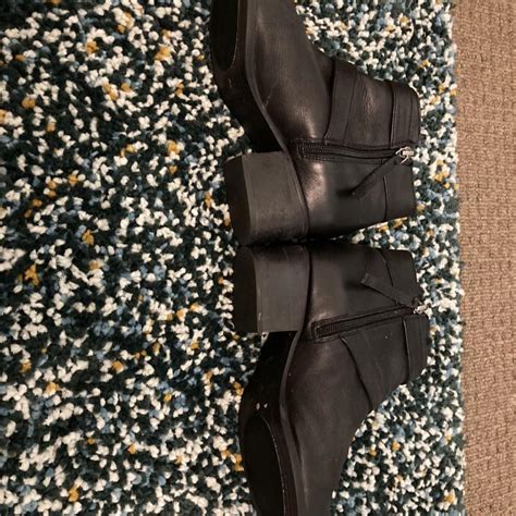 Sainsbury S Tu Women S Black Boots Depop