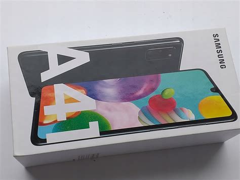 Samsung Galaxy A41 4 GB / 64 GB czarny komplet - 12668989585 ...
