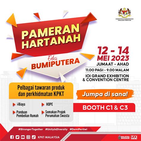 Kpkt On Twitter Pameran Hartanah Edisi Bumiputera Starproperty Ayuh