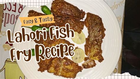 Lahori Masala Fish Fry Recipe Lahori Fish Fry Homemade Lahori Fry