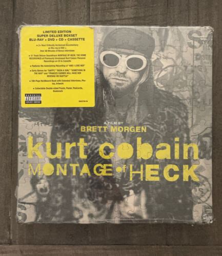 Kurt Cobain Montage Of Heck Limited Edition Super Deluxe Box Set Blu Raydvdcd 602547504371 Ebay