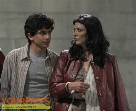 24 DINA ARAZ' DAY 4 LEATHER JACKET & NECKERCHIEF original TV series costume