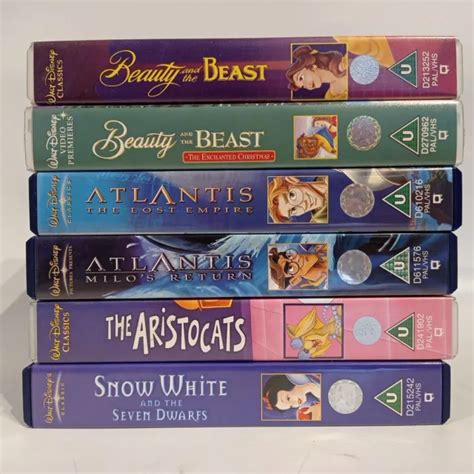 Disney Vhs Tape Bundle X6 Walt Disney Classics Excellent Condition Pal £14 99 Picclick Uk