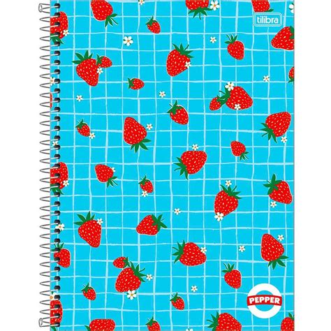 Caderno Espiral Capa Dura Universit Rio Tilibra Pepper Feminino