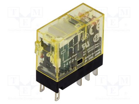 RJ2S-CLD1-D24 IDEC - Relay: electromagnetic | DPDT; Ucoil: 24VDC ...