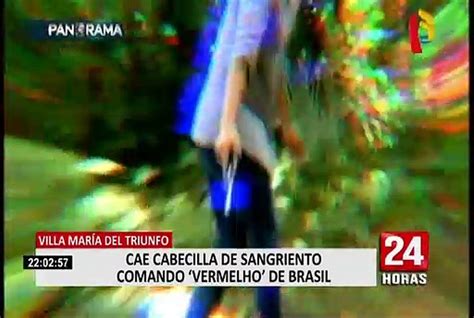 VMT cae cabecilla de sangriento Comando Vermelho de Brasil Vídeo