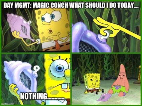 Spongebob Magic Conch Nothing