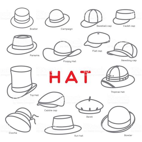 HAT royalty-free hat stock vector art & more images of flat cap Hat Vector, Free Vector Art, Cap ...