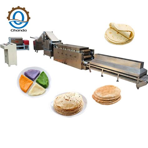 Commercial Arabic Automatic Pita Bread Pancake Machine Production Line