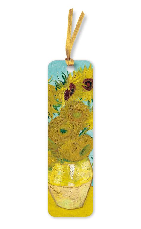 Van Gogh Vase With Sunflowers Bookmarks Pack Of 10 Book Summary