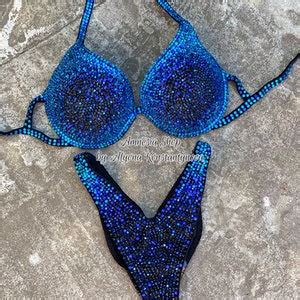 Competition Bikini Set Rhinestone Fitness Npc Ifbb Wbff Figure Competition Suit