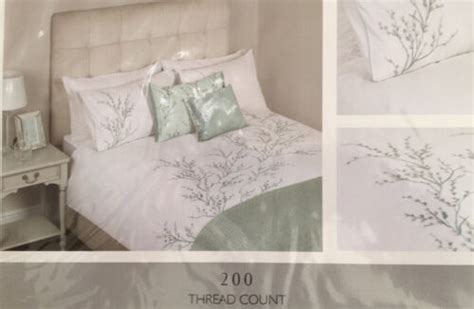 Laura Ashley Pussy Willow Duck Egg Single Duvet Cover Ebay