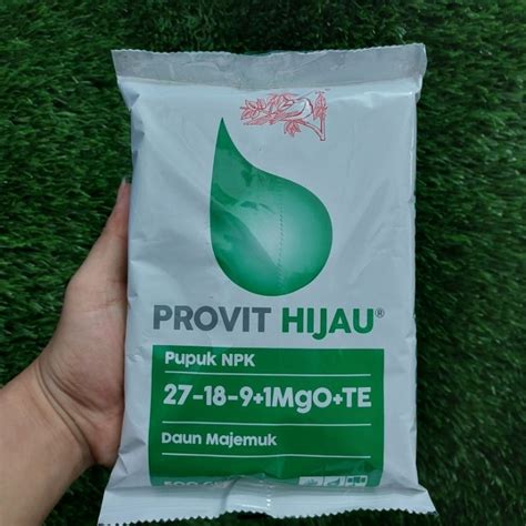 Jual PROVIT HIJAU 500 GRAM PUPUK NPK DAUN MAJEMUK Shopee Indonesia