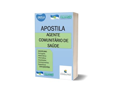 Apostila Agente Comunit Rio De Sa De Palmares Pe Jaula Cursos