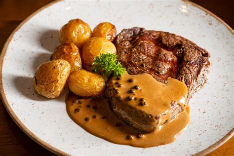 Entrecote Au Poivre Receita De Carne Molho E Batata Assada