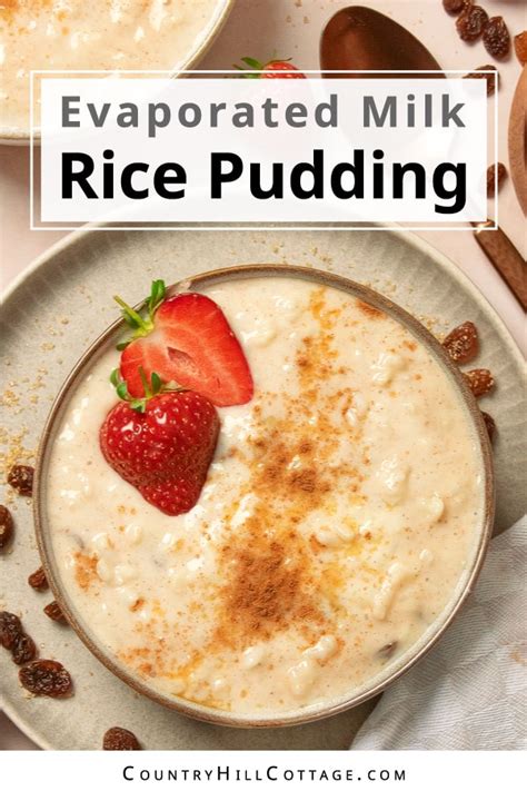 Evaporated Milk Rice Pudding