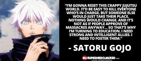 Top Ten Satoru Gojo Quotes: The Best Gojo Quotes of All Time!