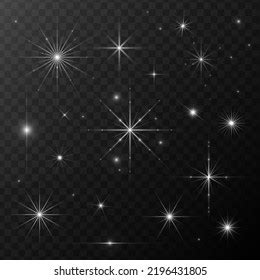 Isolated White Flare Light Effect Set Stock Vector (Royalty Free ...