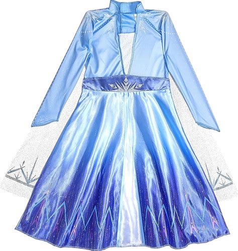 Disguise Disney Elsa Frozen 2 Deluxe Girls Halloween Costume Blue