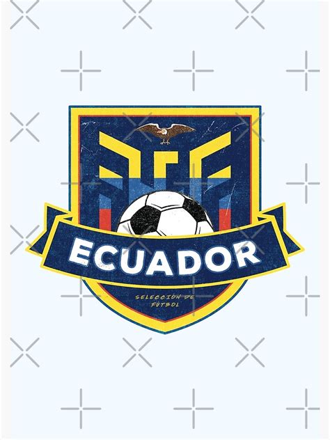 "Ecuador Soccer Crest" Poster for Sale by Numero14 | Redbubble