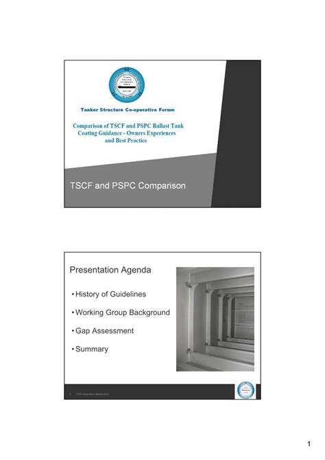 Pdf Tscf And Pspc Comparison Presentation Agenda Comparison Of