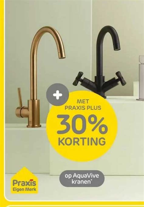 Op Aquavive Kranen Aanbieding Bij Praxis Folders Nl