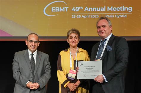 Awards At The 49th Annual Meeting Of The EBMT EBMT