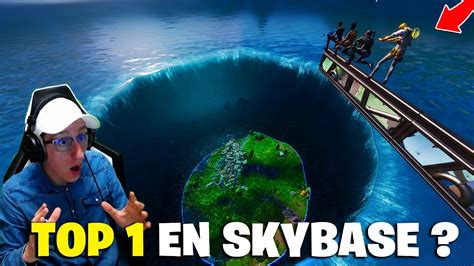 D Fi Faire Top En Skybase Avec La Nouvelle Zone Fortnite Youtube