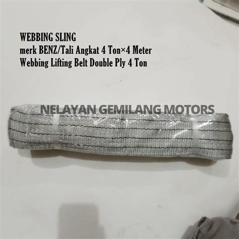 Jual Webbing Sling Merk Benz Tali Angkat Ton Meter Webbing Lifting