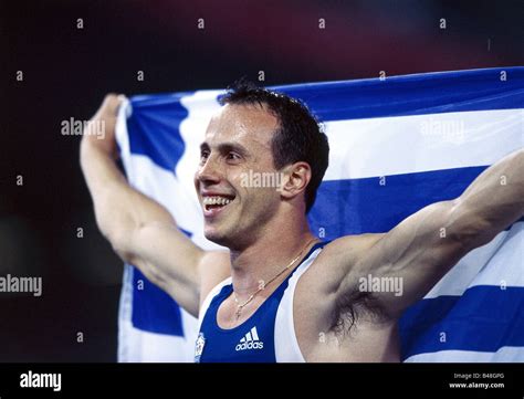 Konstantinos Kenteris Atleta Griego Atletismo Retrato