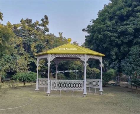 Pyramid Cast Iron And Frp Garden Metal Gazebo Hexagonal At Rs