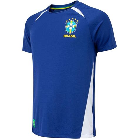 Camisa Brasil Cbf Basic Amarela G Extra