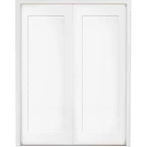 Steves Sons 48 In X 80 In 1 Panel Primed White Shaker Solid Core